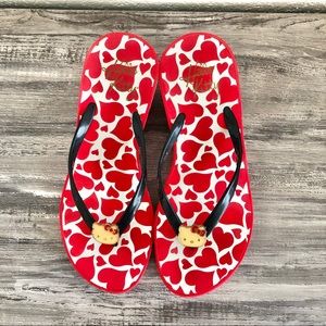 Hello Kitty thong sandals with 3.5” heel